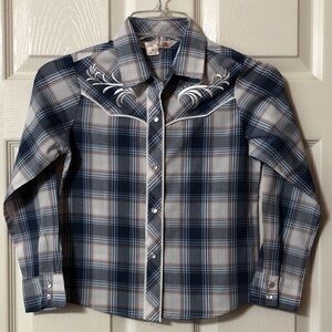 Cumberland Outfitters Western Embroidered Girls Size Small